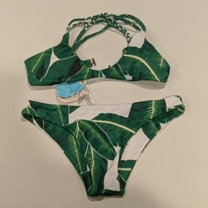 CupShe Palm Print Bikini